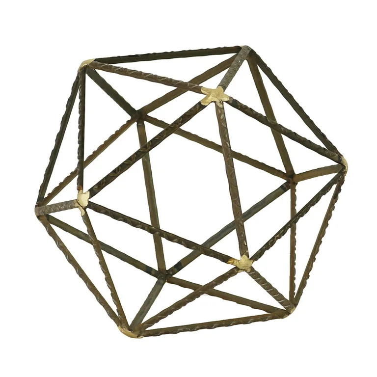 Cheungs Abstract Metal Table Decor - Brown - Large | Walmart (US)