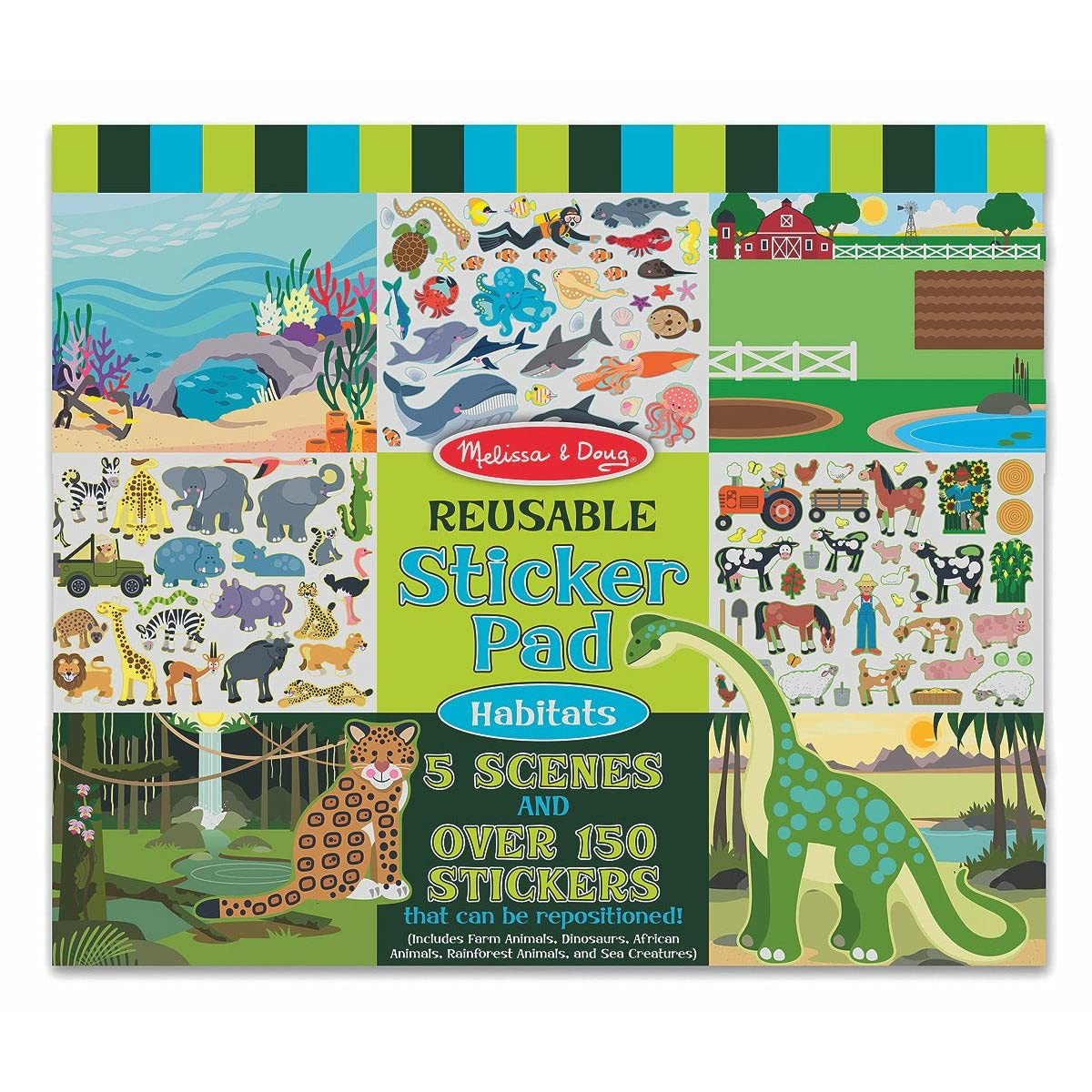 Melissa & Doug Reusable Sticker Pad-Habitats | Amazon (US)