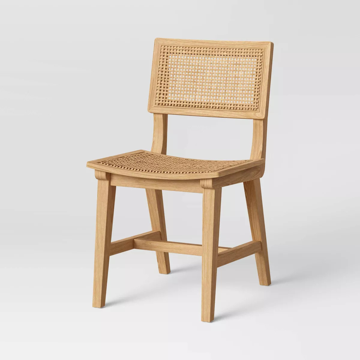 Tormod Backed Cane Knock Down Dining Chair Natural - Threshold™ | Target
