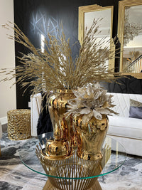 Gold Sleek Ginger Jar (2 Sizes) | Inspire Me! Home Decor