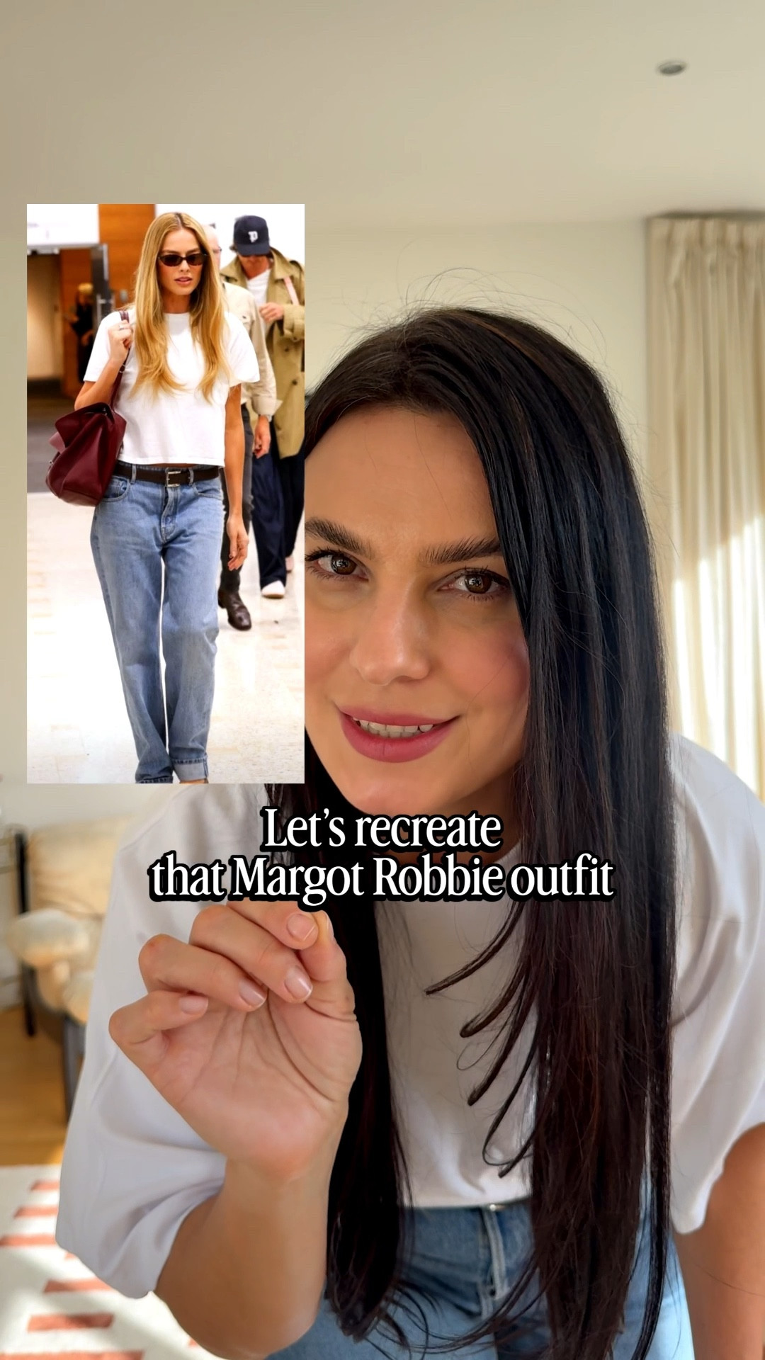 Easy Spring outfits EP 1: Let’s recreate that Margot Robbie airport outfit / jeans & a tee, but for UK Spring day-to-day 

#LTKspring #LTKuk #LTKjeans