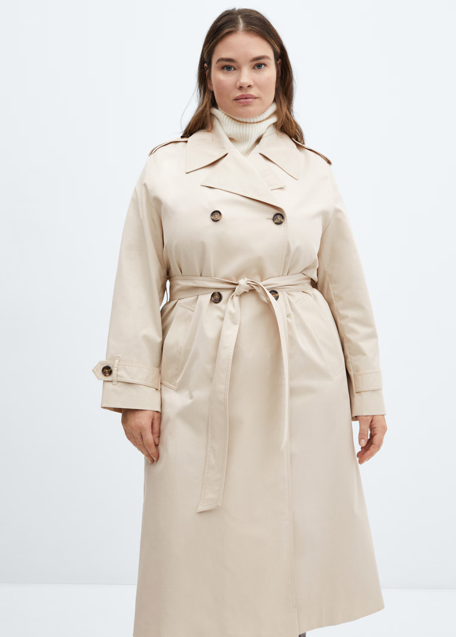 Double-button trench coat | MANGO (US)