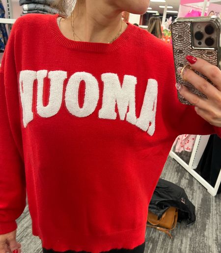 How cute is this Amore sweater from Target?!❤️ So many cute tops, sweaters, cardigans and skirts for Valentine’s Day! Perfect Valentines outfit for day or date night!

#LTKfindsunder50 #LTKMostLoved #LTKSeasonal