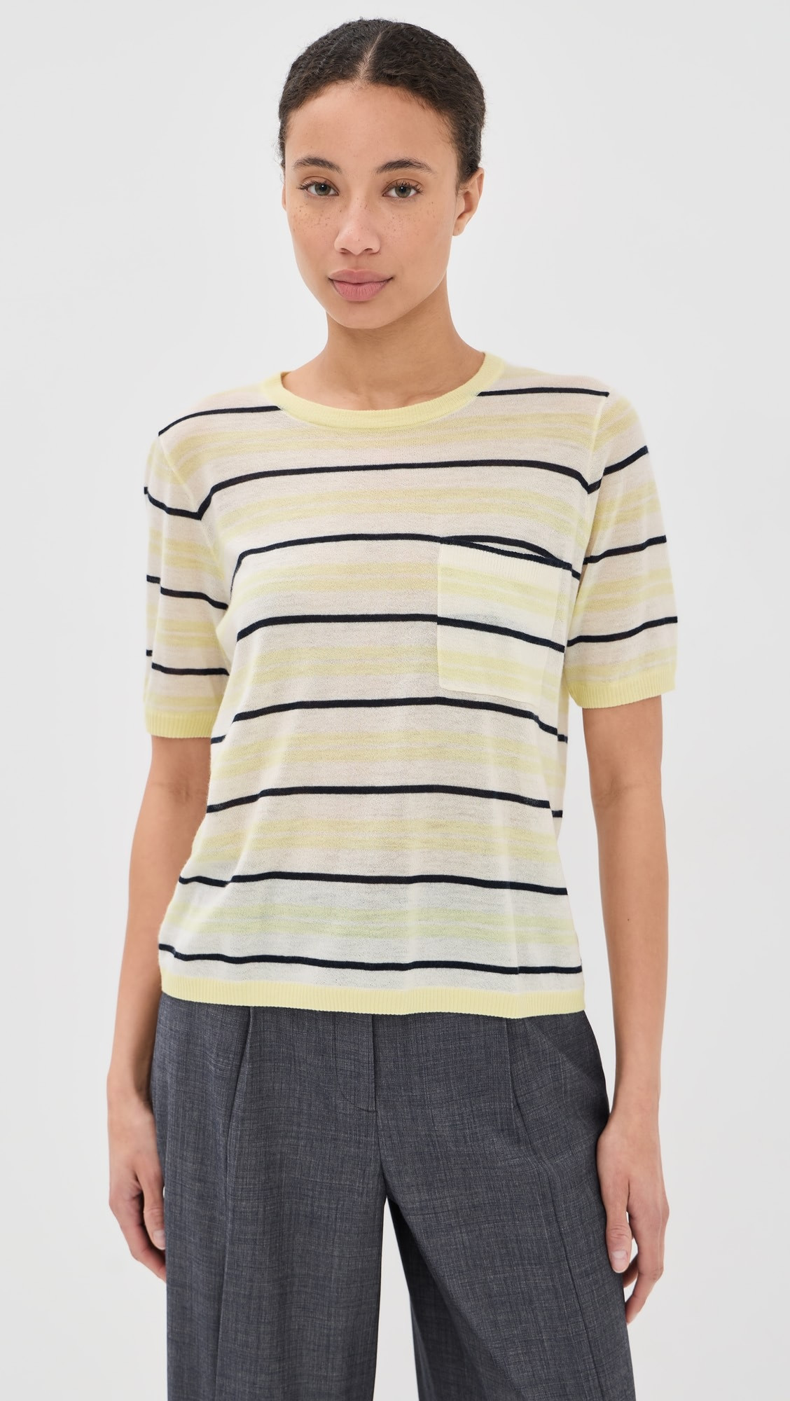 Striped Cashmere Tee | Shopbop