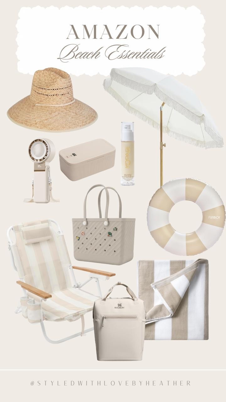 Everything I’d pack for the perfect beach day ☀️
I pulled together all my go-to essentials — from the cutest tote and comfy chair to the little things that make SUCH a difference (portable fan, sunscreen, umbrella 🤍).
Everything is neutral, aesthetic, and actually practical… so you’ll use it all summer long.
Saving this for my next beach day ✨



#LTKmomlife #LTKSwim #LTKSeasonal