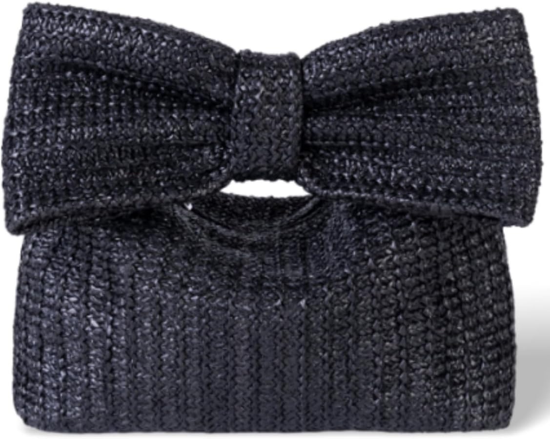 Women Bow Purse Summer Straw Woven Clutch Bag Handbags Vacation Beach Tote Formal Party Wedding 2... | Amazon (US)