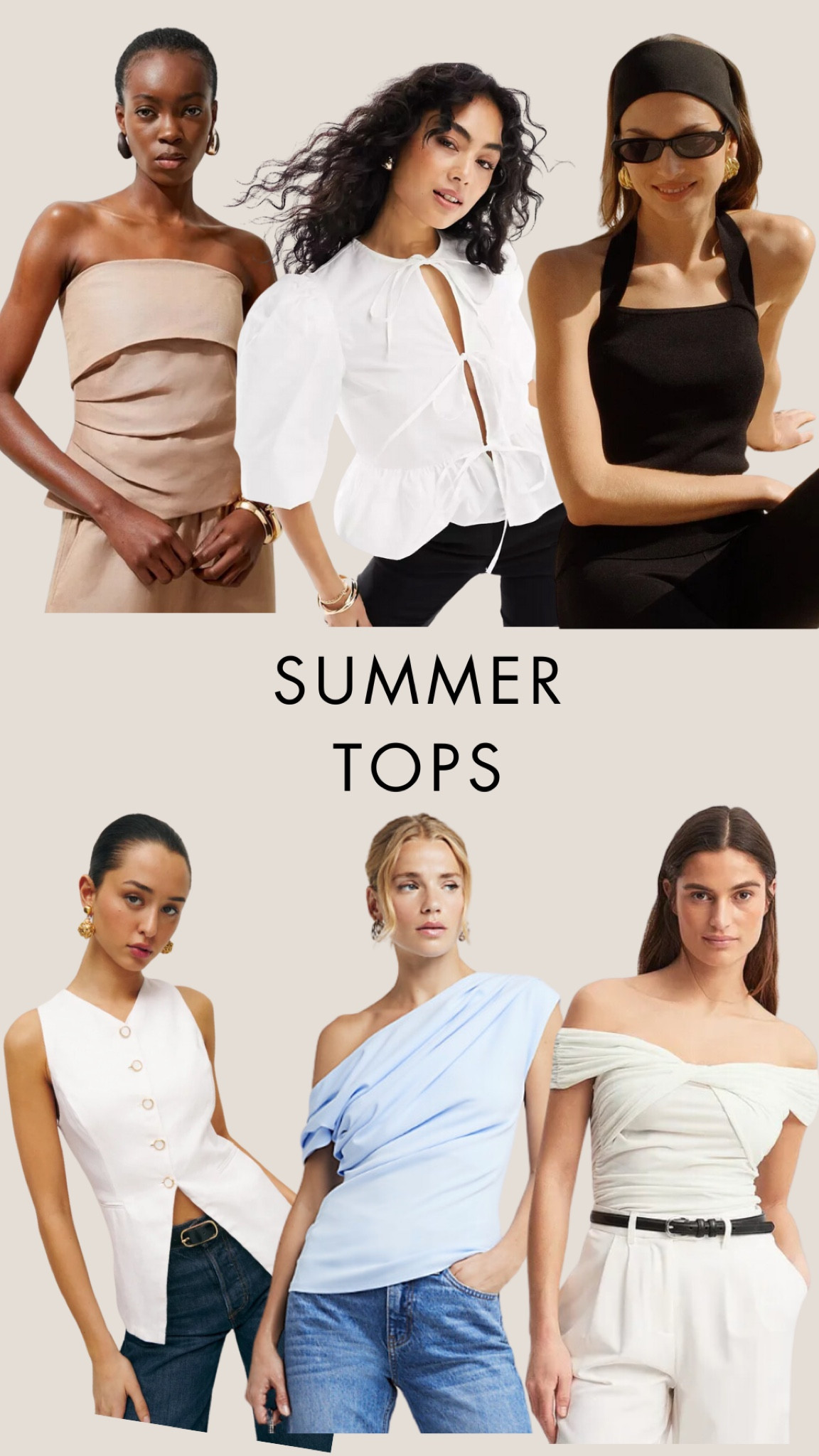 Summer Tops 🤍

#LTKSummerSales #LTKStyleTip #LTKSeasonal