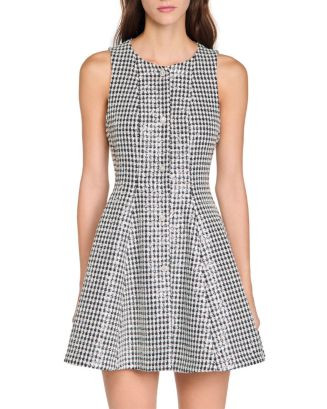 Sandro Tweed & Sequin Short Dress | Bloomingdale's Sandro Women's Clothing | Bloomingdale's (AU)