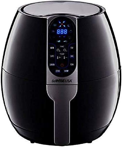 GoWISE USA 3.7-Quart Programmable Air Fryer with 8 Cook Presets, GW22638 - Black | Amazon (US)