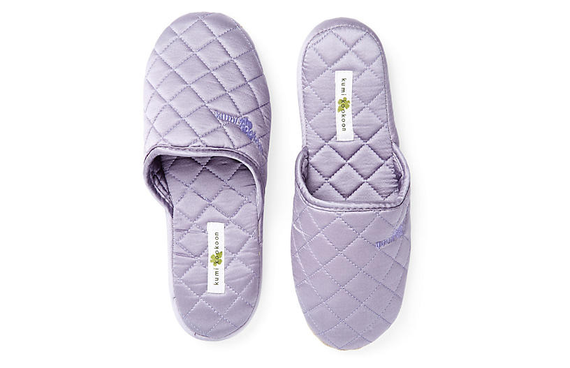 Quilted Slippers | One Kings Lane
