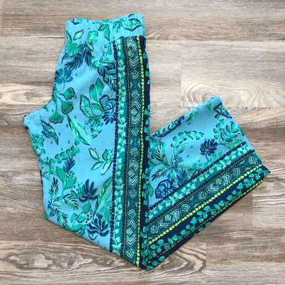 Lilly Pulitzer Bal Harbour Palazzo Seabreeze Blue Plant One On You Medium NWT | eBay US