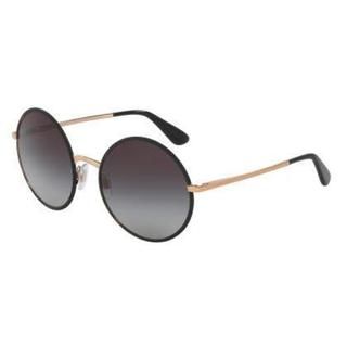 Dolce&Gabbana Women DG2155 12968G Black Round Sunglasses | Bed Bath & Beyond
