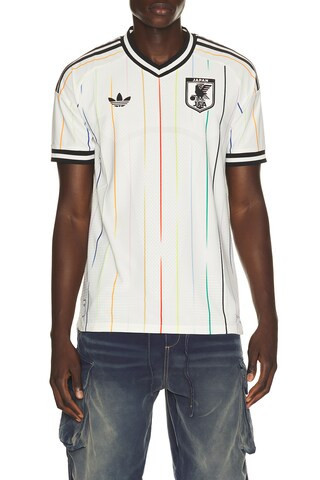 adidas Originals JFA Japan 26 Away World Cup Jersey in White | FWRD 