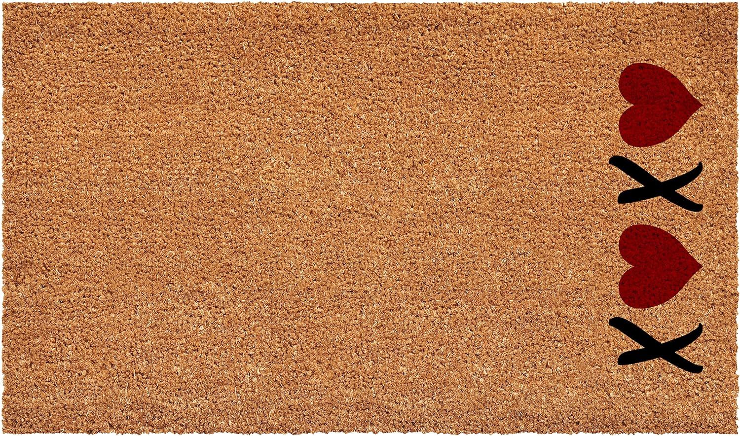 Calloway Mills Vertical XOXO Doormat, (Tan/Black, 24" x 36" x 0.60") | Amazon (US)