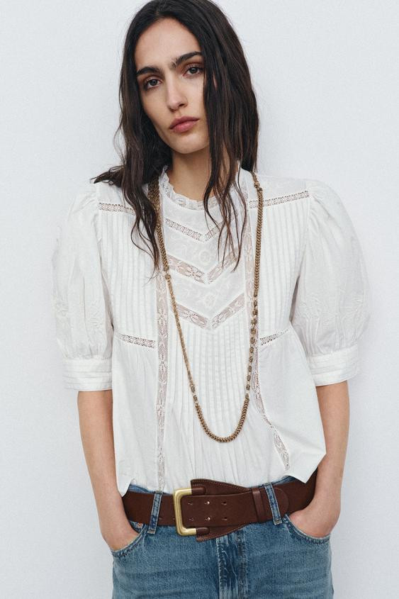 LONG DOUBLE CHAIN NECKLACE | Zara US