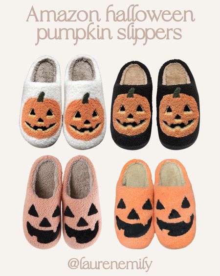 The perfect October fall slippers for Halloween! A cute Halloween gift and cozy to wear around your house! 

#LTKSeasonal #LTKfindsunder50 #LTKHalloween