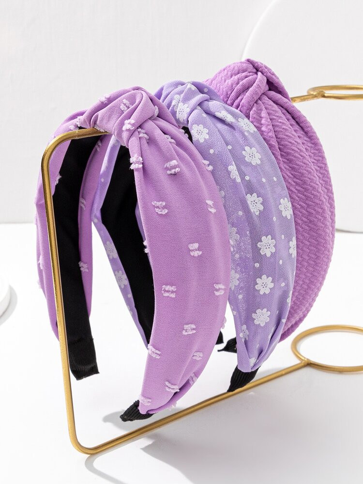 Nieuw
     
      3 stks Ditsy Bloemenprint Knoop Decor Hoofdband | SHEIN