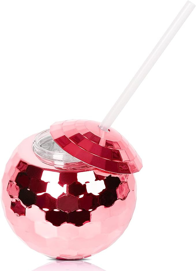 Besudo Disco Ball Cups 1 PC with Lid and Straw - [ 20 OZ ] - Disco Ball Tumbler Disco Flash Ball ... | Amazon (US)
