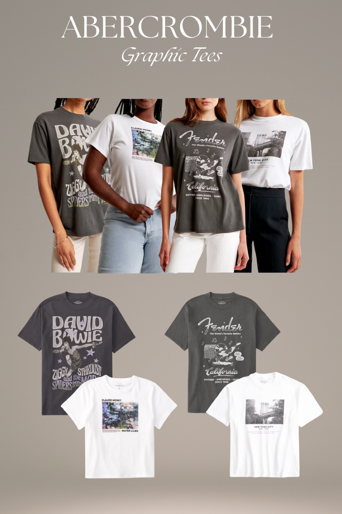 I love Abercrombie graphic tees! They are so soft and fit really well!

#LTKstyletip #LTKSeasonal #LTKfindsunder50