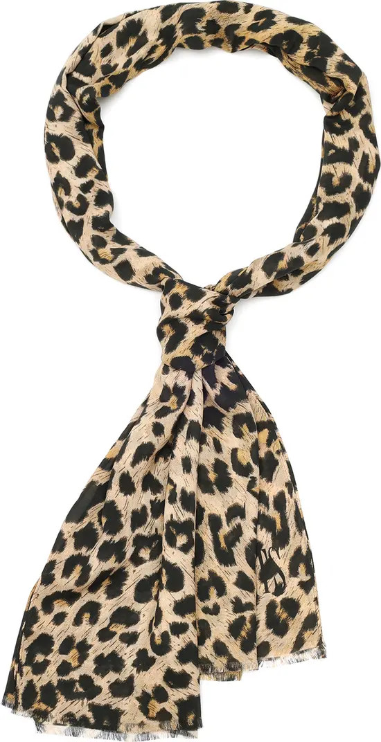 AllSaints Leopard Print Scarf | Nordstrom | Nordstrom