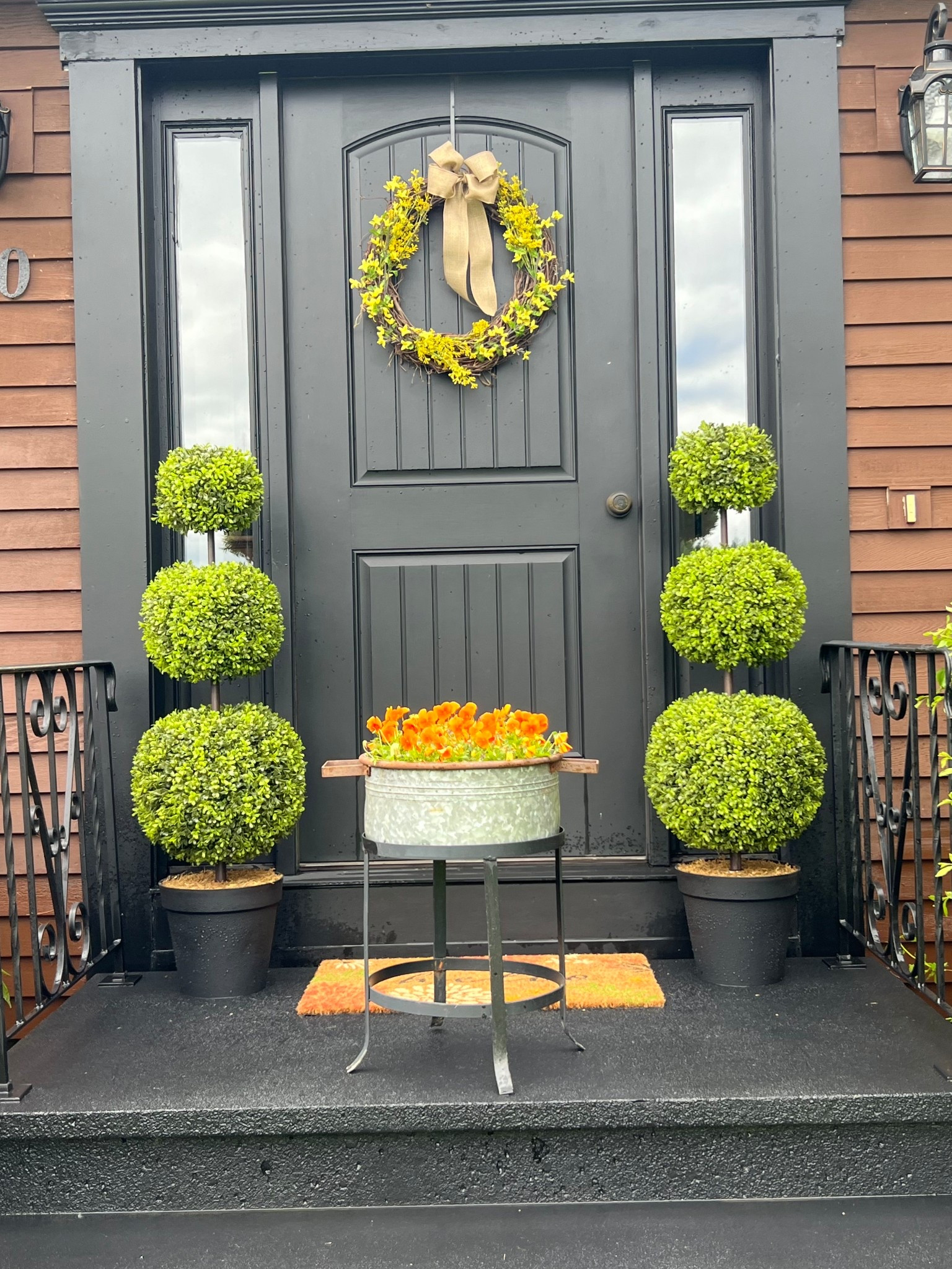 Loving my new topiaries!! They age adjustable!!! Sharing materials for the wreath I made as well! 

#LTKFamily #LTKSaleAlert #LTKHome