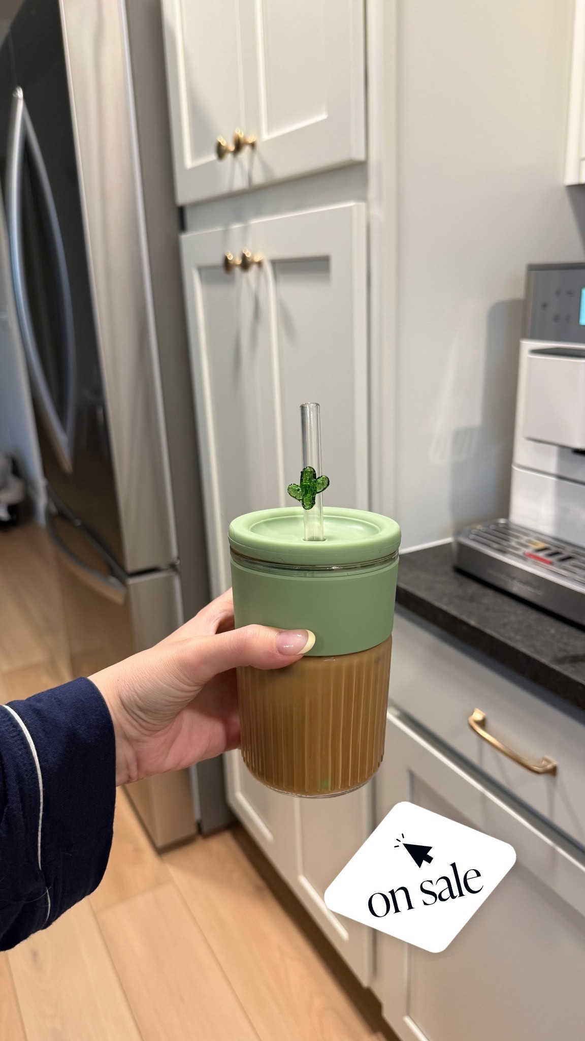 Cutie glass tumblers perfect for traveling with your iced coffee!! ☕️ 

#LTKmomlife #LTKSaleAlert #LTKmorningroutine