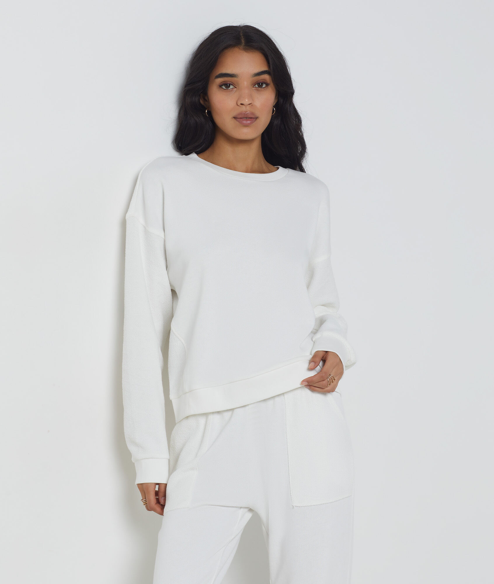 Sweat en coton et modal COTTON - ETAM | Etam FR