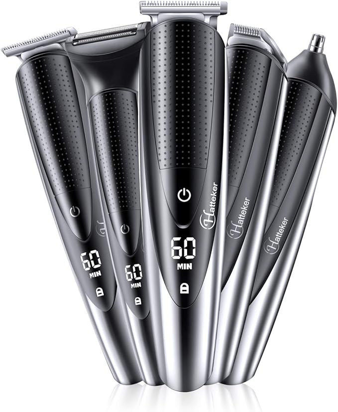 Hatteker Mens Beard Trimmer Grooming kit Hair Trimmer Mustache Trimmer Body Groomer for Nose Ear ... | Amazon (US)