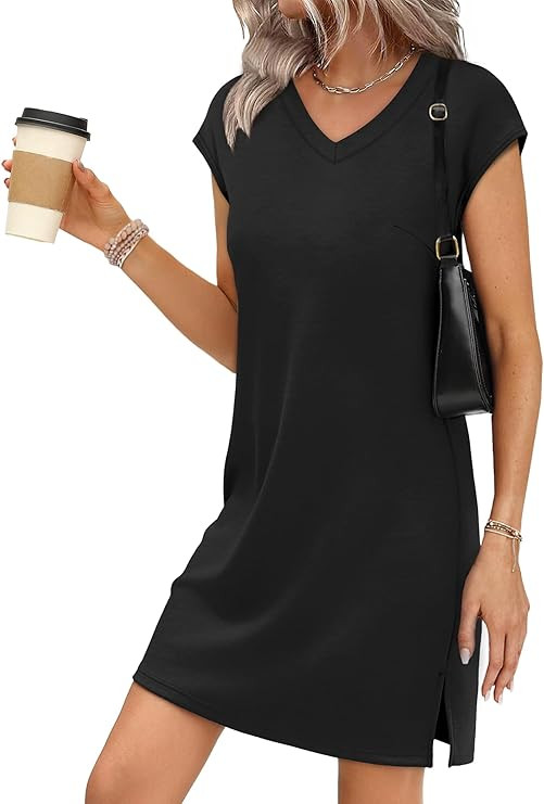 Sampeel Dresses for Women 2026 Sundresses Fashion Clothing Summer Casual Business Elegant Classy ... | Amazon (US)