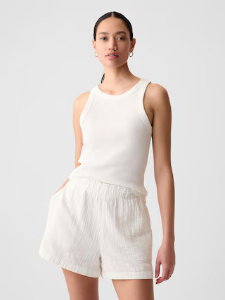 Modern Rib Halter Tank Top | Gap (US)