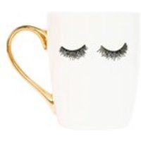 Eyelashes Gold Coffee Mug | Etsy (US)