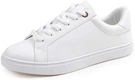 FEVERSOLE Women's Fashion Lightweight Spring Summer Vegan Leather Sneaker Casual Comfort Walking ... | Amazon (US)