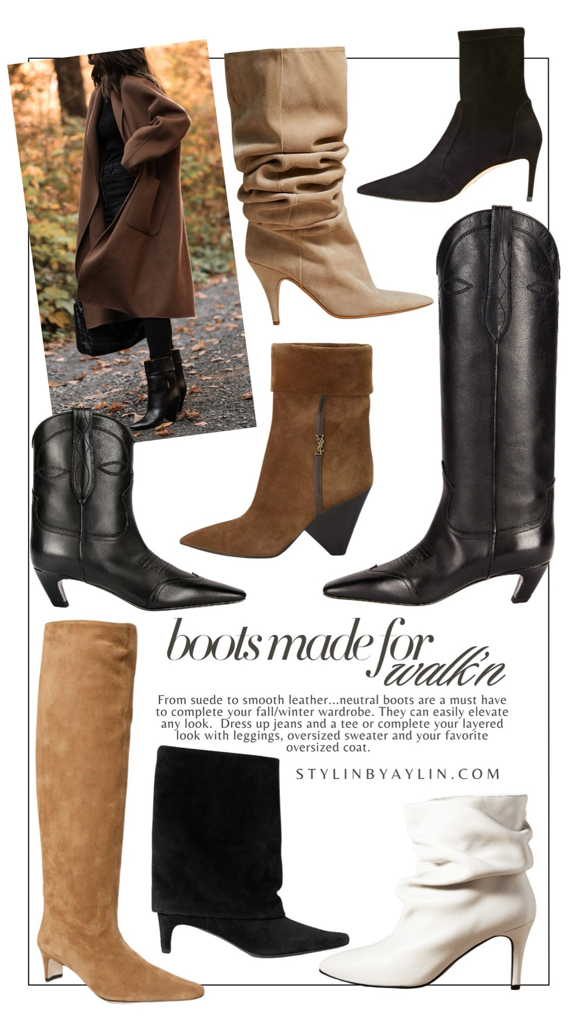 Boots made for walk’n… sharing a round up of comfortable boots. #StylinbyAylin 

#LTKshoecrush #LTKSeasonal #LTKstyletip