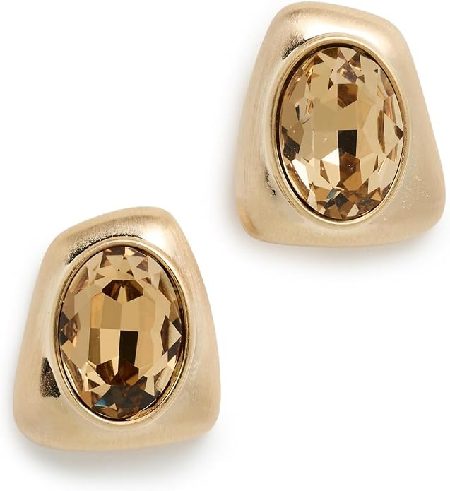 By Adina Eden Women's Smoky Gemstone Stud Earrings | Amazon (US)