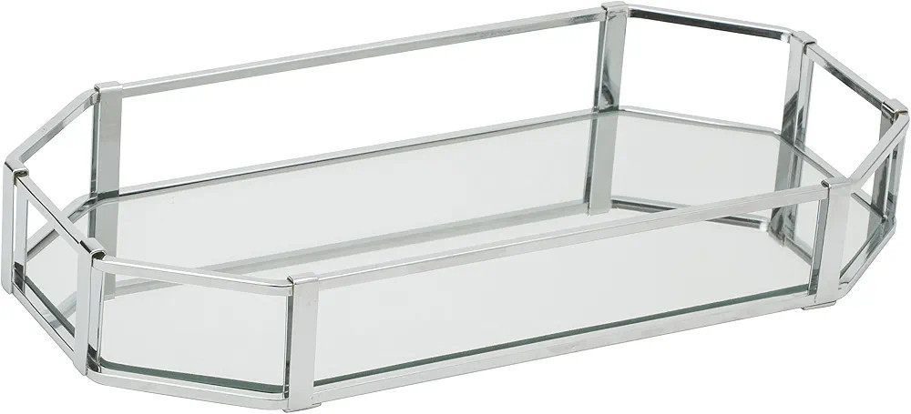 Octangular Design Mirror Vanity Tray | Amazon (US)