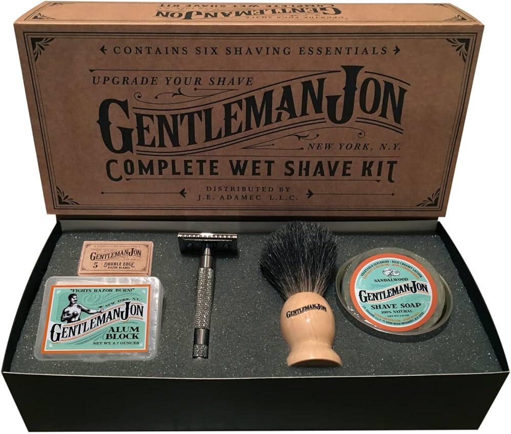 Gentleman Jon Complete Wet Shave Kit | Amazon (CA)
