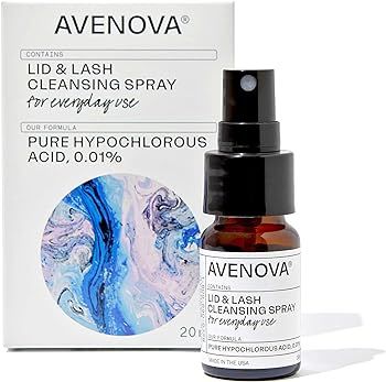Avenova Eyelid and Eyelash Cleanser Spray - Pure Hypochlorous Acid, Gentle Everyday Lash Cleanser... | Amazon (US)