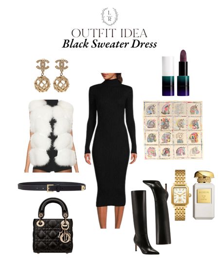 LBD. Black sweater dress. Fall outfit. Knit dress. Dress under $100

#LTKfindsunder100 #LTKstyletip