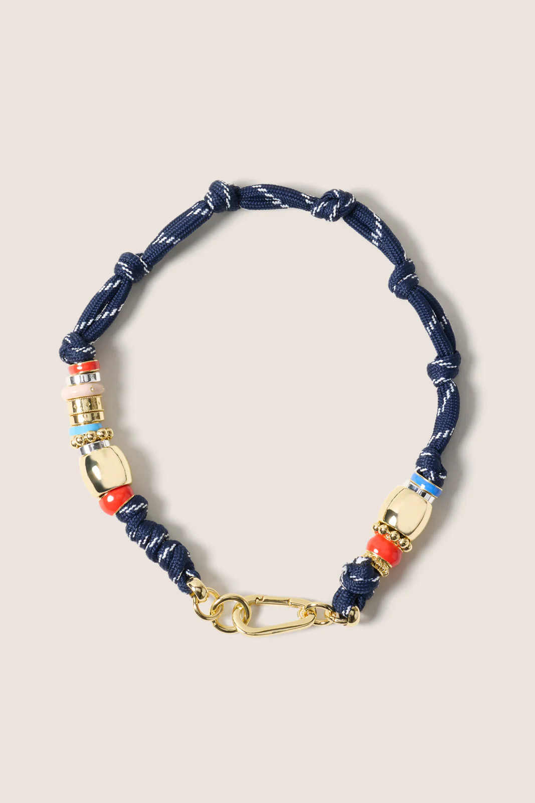 EVEREVE Women's Lucy Paracord Necklace, Navy Blue | Evereve