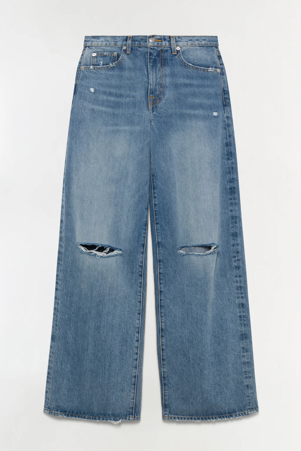 Willoughby Denim Straight Crop Pant | Simkhai
