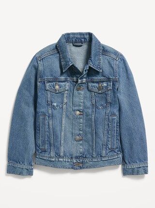 Gender-Neutral Cotton Non-Stretch Jean Jacket for Kids | Old Navy (US)
