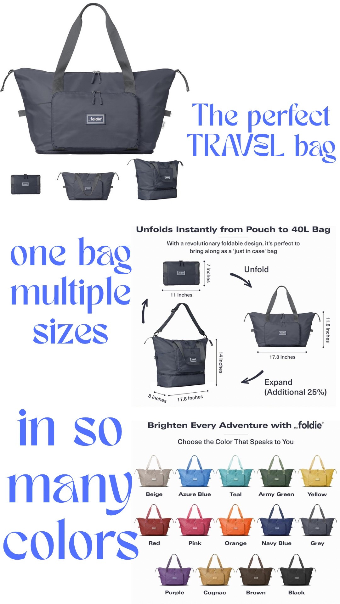 The perfect travel bag✨ #travel #bag 

#LTKTravel #LTKItBag #LTKGiftGuide