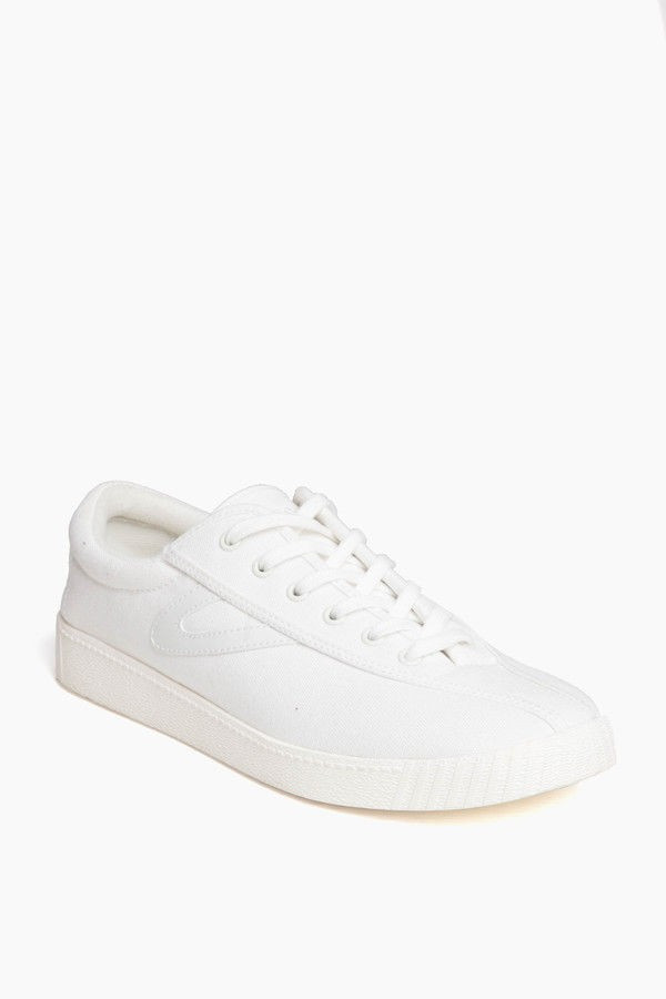 New Women's White Nylite Casual Comfort Canvas Sneakers | Tuckernuck (US)