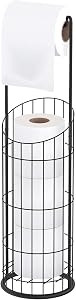 Toilet Paper Holder, Extra Larger Free Standing Bathroom Tissue Holder with Storage and Dispense ... | Amazon (US)