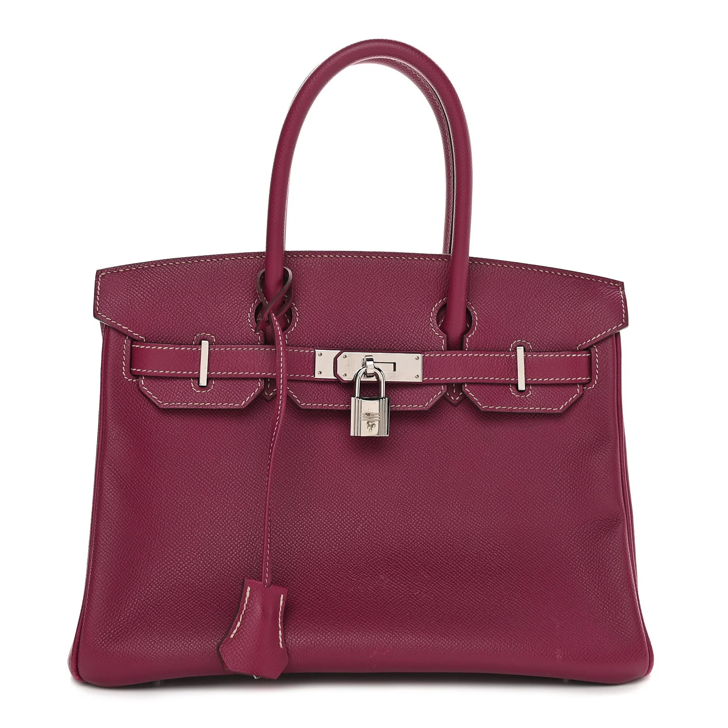 HERMES Epsom Candy Birkin 30 Tosca Rose Tyrien | FASHIONPHILE | Fashionphile