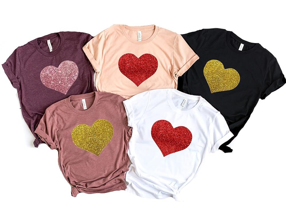 Valentine Shirt for Woman, Mommy and Me Valentines Day Shirt, Valentines Day Gift, Heart Valentin... | Amazon (US)