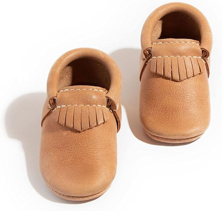 Freshly Picked - First Pair Soft Sole - City Moccasins - Newborn Baby Girl Shoes | Amazon (US)