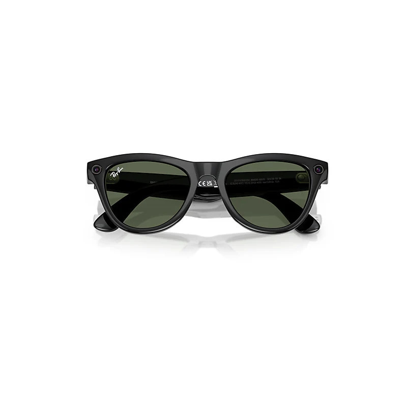 Ray-Ban Meta Black Frame Green Lenses AI Glasses | Ray-Ban (US)