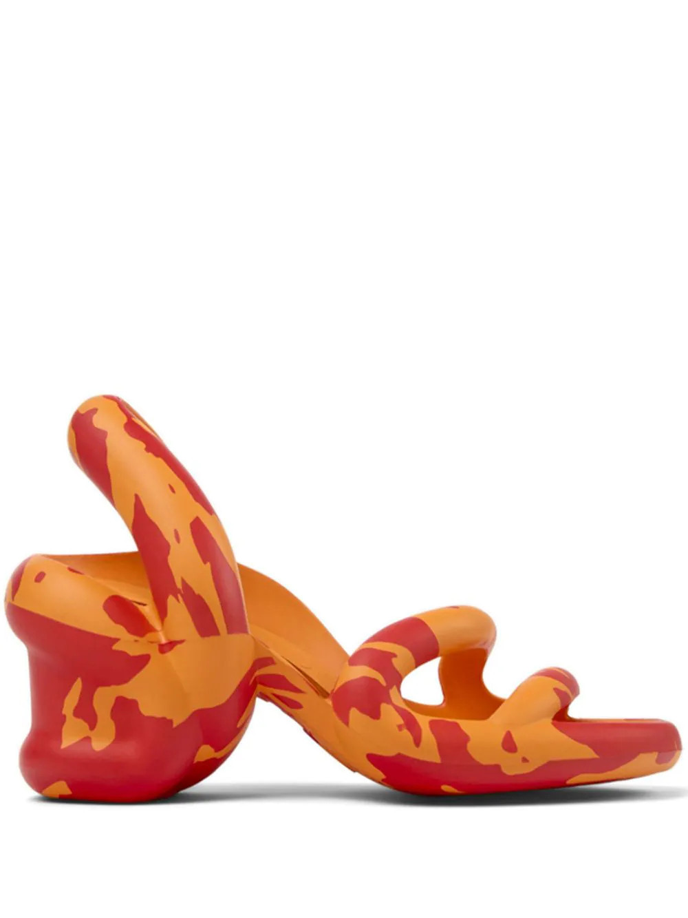 Camper Kobarah slingback heeled sandals - Orange | Farfetch Global