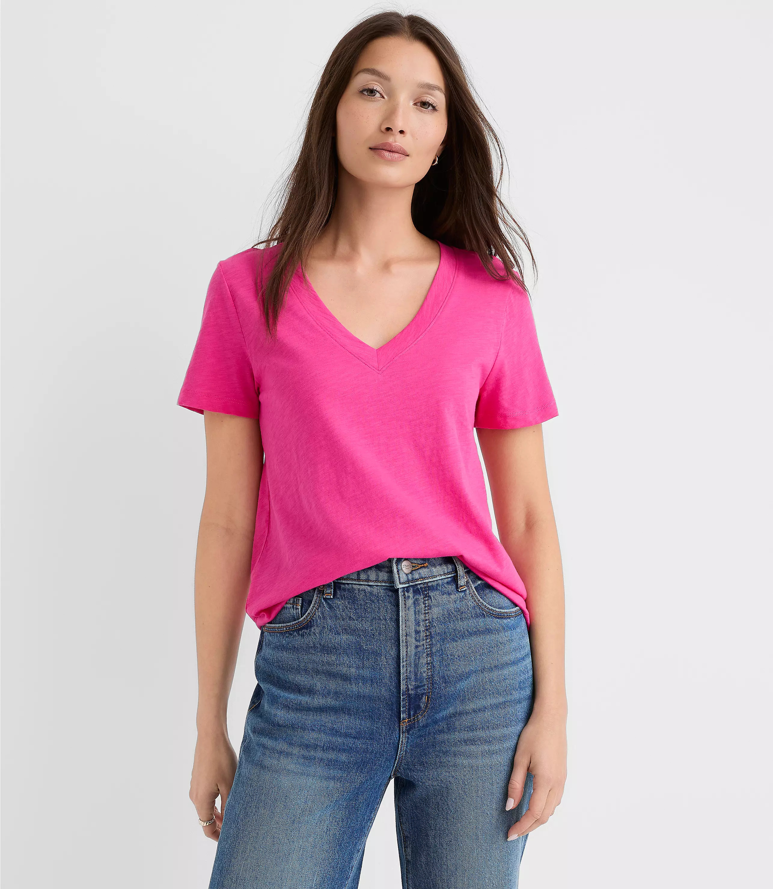 Everyday V-Neck Tee | LOFT